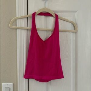TJ-Max halter top, Pink/hot pink, Size S